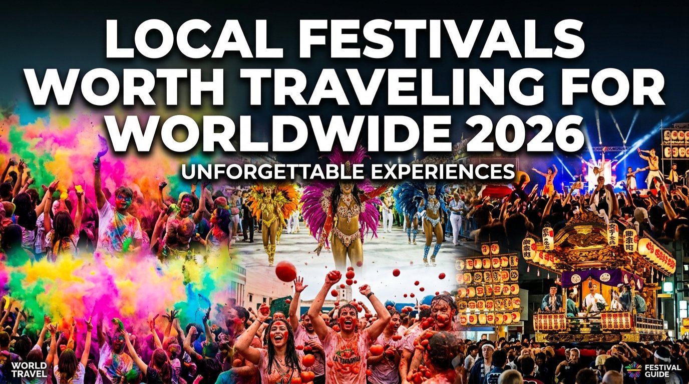 Local Festivals Worth Traveling For Worldwide 2026